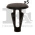 SPINKA KLIPS MOCUJACY 5-SZT FI7,5MM Fischer Automotive One (FA1) 75100065 (фото 1)