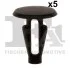 SPINKA KLIPS MOCUJACY 5-SZT FI7,5MM Fischer Automotive One (FA1) 75100065 (фото 1)