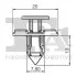 Кліпса кріплення (затискач) FA1 75-30005.5 Fischer Automotive One (FA1) 75300055 (фото 2)