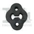 FISCHER MAZDA кріплення глушника 626 2.0D/2.0 -02, KIA Carnival 99-05, Clarus (мат. EPDM) 783-712