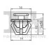 Кліпса кріплення (затискач) FA1 89-40003.5 Fischer Automotive One (FA1) 89400035 (фото 2)