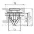 SPINKA KLIPS MOCUJACY 5-SZT Fischer Automotive One (FA1) 89400065 (фото 2)