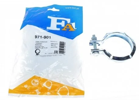 Хомут-затискач металевий Fischer Automotive One (FA1) 971-901