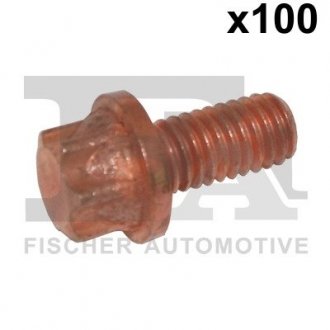 Болт з головкою системи TORX з чорного металу Fischer Automotive One (FA1) 982-T06-512.100