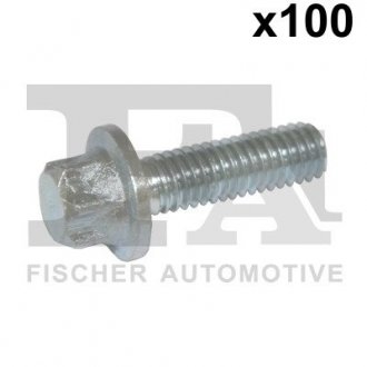 Болт з головкою системи TORX з чорного металу Fischer Automotive One (FA1) 982-T06-720.100 (фото 1)