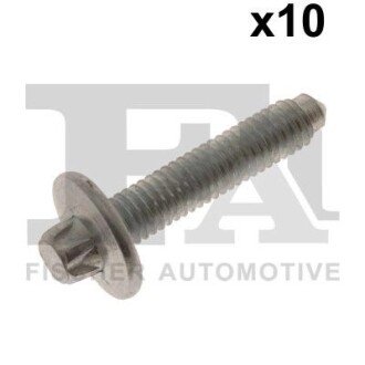 Śruba M6x1.0 woreczek 10 sztuk Fischer Automotive One (FA1) 982T0672510