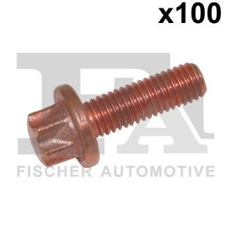 Болт з головкою системи TORX з чорного металу Fischer Automotive One (FA1) 982T08726100