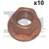 Гайка EX с-ми M10X1,25 Daewoo Nubira/Opel Antara/Suzuki/Nissan/Honda/Mazda 988-1055.10