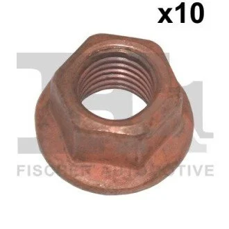 Гайка EX с-ми M10X1,25 Daewoo Nubira/Opel Antara/Suzuki/Nissan/Honda/Mazda Fischer Automotive One (FA1) 988-1055.10 (фото 1)