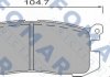 Колодки тормозные дисковые передние FO 420581