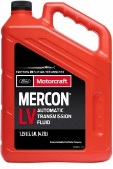 Масло трансмисионное MERCON LV ATF, 4,73 л. FORD XT105Q3LV (фото 1)