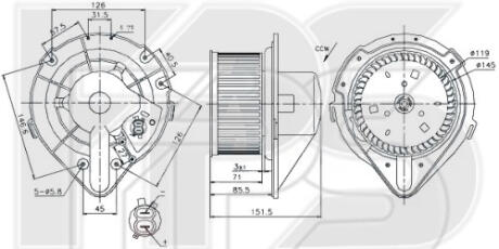 Автозапчасть FPS FP12W0193