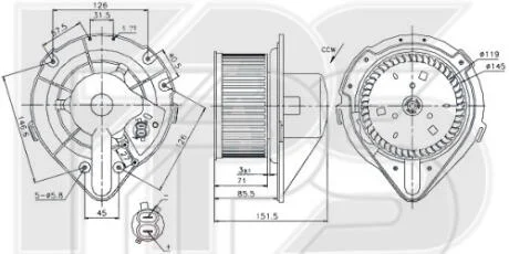 Автозапчасть FPS FP12W0193