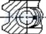 Кольца поршня ø80 [2 x 2 x 3] STD RENAULT STD ø80 1 cyl. FRECCIA FR10-382900 (фото 3)