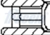 Кільця поршневі VW STD ø76.5 1 cyl. FRECCIA FR10-500300 (фото 3)