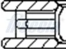 Кольца поршня ø76,5 [1,2 x 1,5 x 2] STD VW STD ø76.5 1 cyl. FRECCIA FR10-500300 (фото 3)