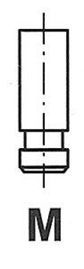 Клапан ГБЦ NISSAN DATSUN 4440/SCR ASPIRAZ FRECCIA R4440/SCR