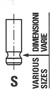 Клапан ГБЦ MB-BENZ DIESEL OM611/612/613 FRECCIA R6173/SNT