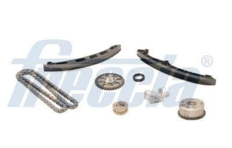 Комплект ланцюга ГРМ Fabia II/Golf VI 1.2/2.0GTi 07-14 (ланцюг, натяжник, шестерня) FRECCIA TK081107 (фото 1)