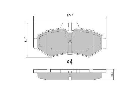 Колодки тормозные FREMAX FBP-1131