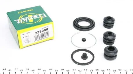 Ремкомплект заднего суппорта FRENKIT 235009