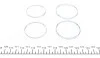 Ремкомплект тормозного суппорта MERCEDES 300-600 S CLASS (W140) 02-91 -&gt; CL400-600 S CLASS (C140) 9- FRENKIT 240013 (фото 3)