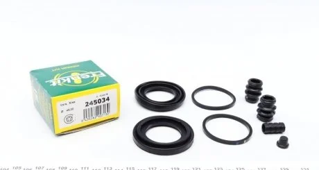 Ремкомплект супорту переднього Nissan Leaf/Qashqai/Renault Koleos 05- (d=45mm)(Niss) FRENKIT 245034