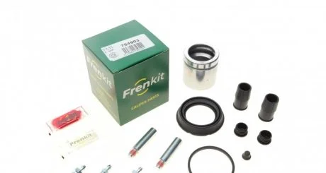 Ремкомпл. супорта перед. GolfV/Touran/Caddy III/OctaviaII (d=54mm) (+ поршень/направляюча) FRENKIT 754903