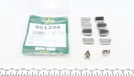 Монтажний к-кт гальмівних колодок пер./зад. Combo 01-/Meriva/Journey 08-(Lucas, TRW) FRENKIT 901246