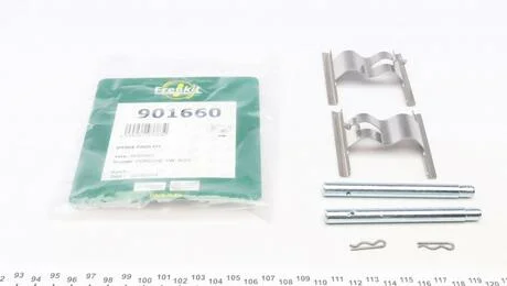 Монтажний к-кт гальмівних колодок пер./зад. Q7/Cayenne/Touareg 03-15(Brembo) FRENKIT 901660
