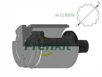 Поршенек суппорта (заднего) MB GL-class (X166)/GLE (W166/C292) 12-19 (44x12mm) (TRW) (с механизмом) FRENKIT K445202