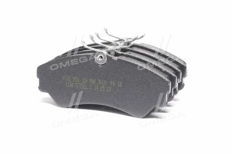 Колодка гальм. VW Transporter IV 1990-2003 D диск 14 (19.0 mm) передн. FRICO FC 951
