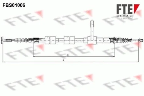 Трос ручного гальма FTE FBS01006