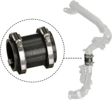Шланг інтеркулера (діаметр 45мм, довжина 71мм, чорн) DS DS 4, DS 5, DS 7 CITROEN C4 GRAND PICASSO II, C4 II, C4 PICASSO II, C4 SPACETOURER, C5 AIRCROSS, C5 III, DS4, DS5 2.0D 04.09- Gates 091505