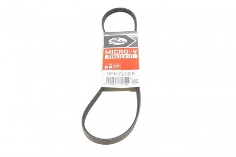 Дорожный пас Gates 3PK796SF