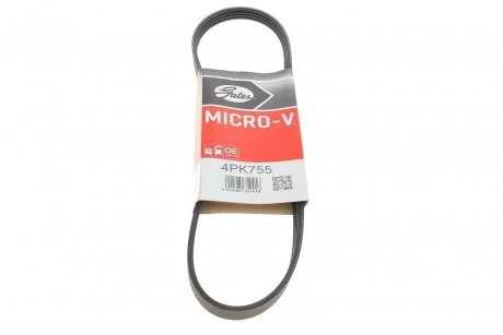 Дорожный пас Gates 4PK755