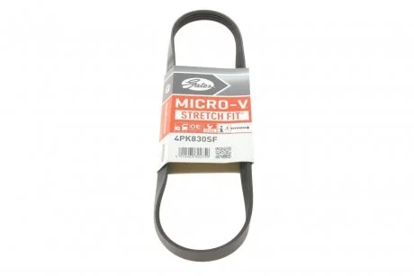 Ремень поликлиновой Gates 4PK830SF