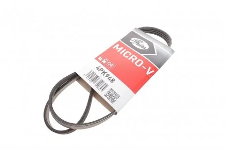 Ремень поликлиновый Aveo 1.2 Gates 4PK948