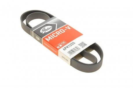 Ремень поликлиновый Gates 6PK1255