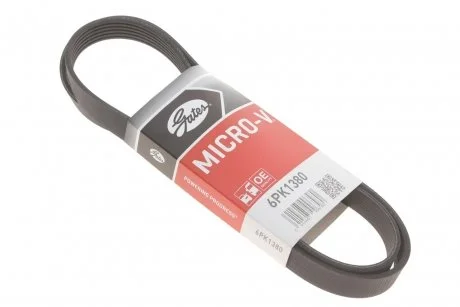 Ремень поликлиновой Gates 6PK1380