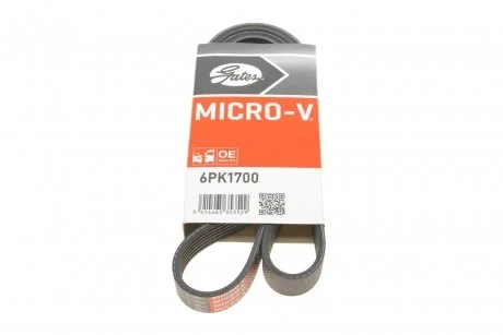 Ремень поликлиновый Gates 6PK1700
