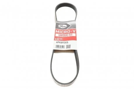 Ремінь поліклиновий Gates 6PK893XS