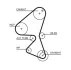 ZESTAW ROZRZ FORD FIESTA 1,4TDCI 08- Gates K025587XS (фото 2)