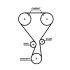 ZESTAW ROZRZADU CITROEN C3/C4 1.2 THP <2016 SZT Gates K08T360HOB (фото 2)