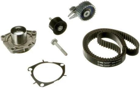 Комплект ГРМ, пас+ролик+помпа Gates KP15646XS