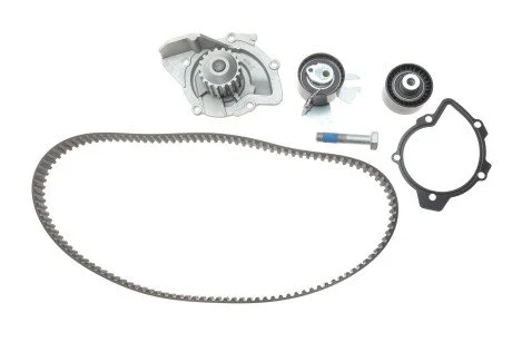Комплект ГРМ, пас+ролик+помпа Gates KP15672XS