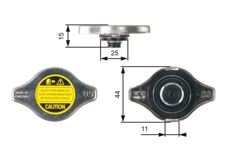 Кришка радіатора Gates RC127