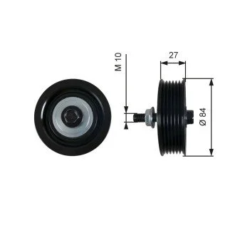 VODICН KLADKA KLНNOVЙHO ШEMENU TOYOTA YARIS 1,0/1,3VVTI 06- Gates T36602