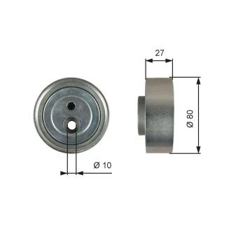 ROLKA PROW PASEK KLIN SUZUKI GRAND VITARA 01-05 Gates T36755 (фото 1)