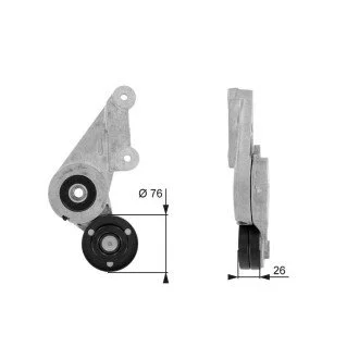 Роликовый модуль натяжителя ремня Gates T38304
